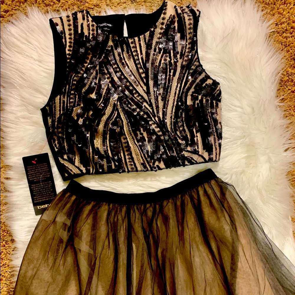 Bèbè 2 pieces sequin skirt
